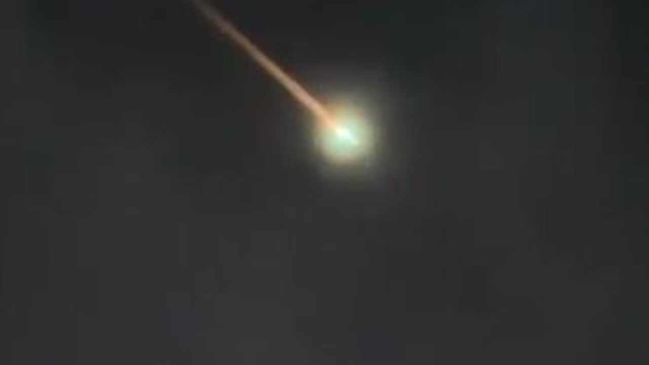 A piece of Russian space junk put on a show over Victoria on Friday night.