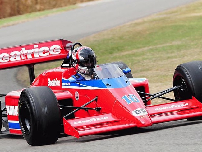 Adelaide Motorsport Festival pics .  1985 Beatrice Lola-Hart F1 car that Alan Jones drove at the first Adelaide F1 Grand Prix in 1985.