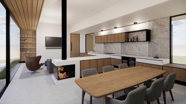 Andrew Cosi Costello has revealed plans to develop a luxury boutique accommodation offering at his Woodside sheep farm. Picture: Supplied