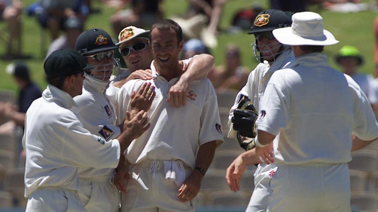 Colin Miller took 10 wickets against the West Indies at the Adelaide Oval.