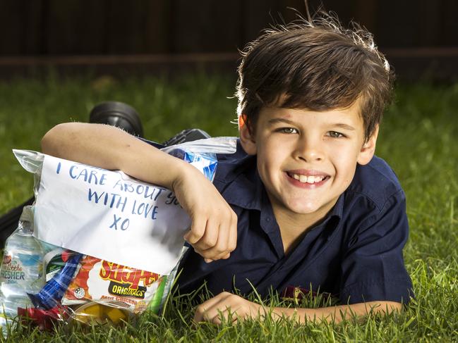 Pride of Australia: Adrian Young Toowoomba Homeless Helper.ADRIAN Young is an inspirational eight-year-old boy with a heart of gold. After noticing a man sleeping rough on the streets of Toowoomba, eight-year-old Adrian decided that things had to change.Picture: NIGEL HALLETT