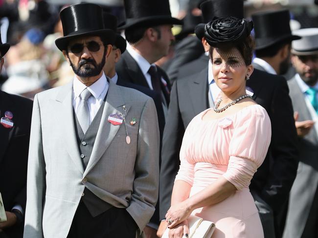 Sheik Mohammed Bin Rashid Al Maktoum and Princess Haya bint Al Hussein at Ascot earlier this year have taken a keen interest in the Melbourne Cup. Picture: Chris Jackson/Getty