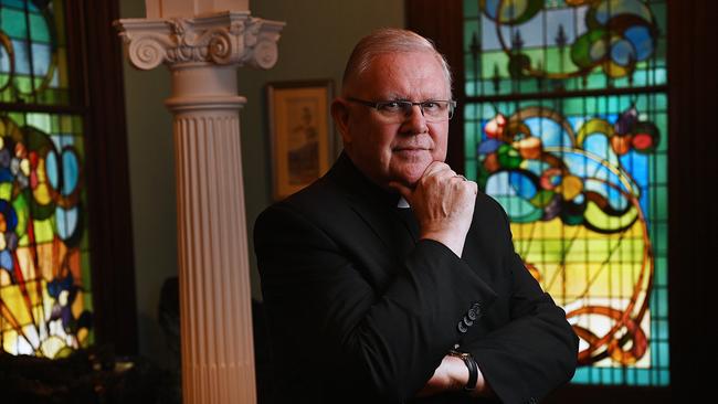 Brisbane archbishop Mark Coleridge says Australian bishops ‘were astonished at the scale of transfers’. Picture: Lyndon Mechielsen