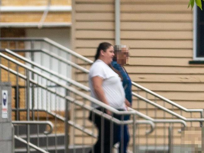 Kylie Ann Shapland, 33, leaves Kingaroy Magistrates Court, November 29, 2021. Picture: Dominic Elsome