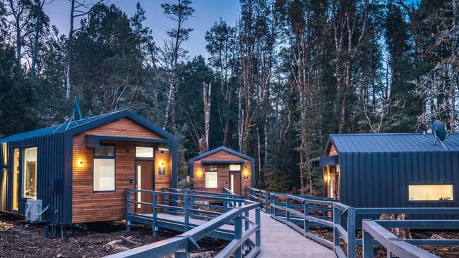 The new luxury cabins at Discovery Parks - Cradle Mountain. Picture: Supplied.