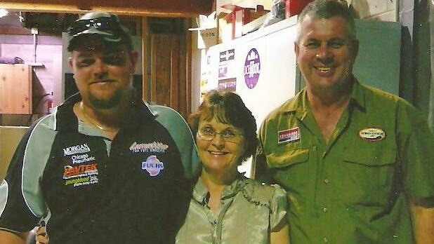 Timothy Pullen with mum Leanne and dad Gary. Contributed