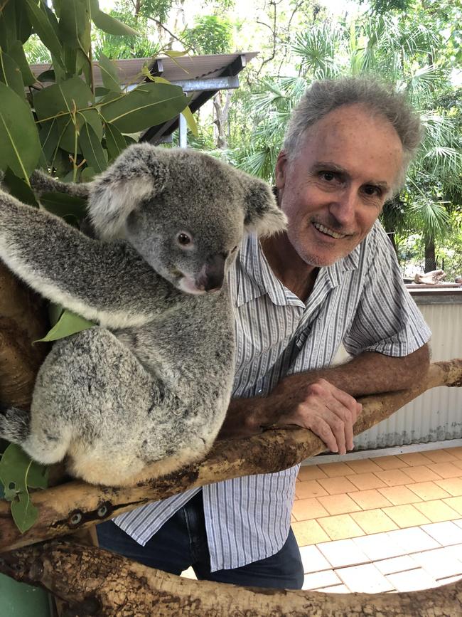 MINCA committee member George Hirst was delighted enough money was raised to secure land on Magnetic Island to preserve the Koala population. Picture: Supplied.