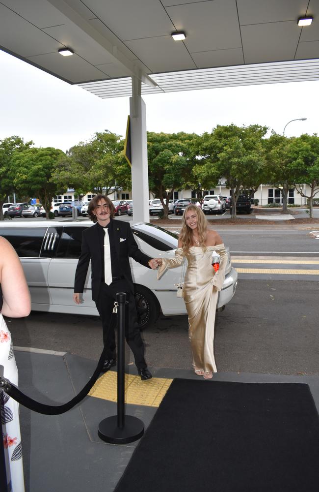 Maher Falkingham and Sarah Slack at the Burnside State High School formal 2024.