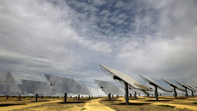 The Abengoa solar-thermal plant near Seville, Spain. Pic: Bloomberg News