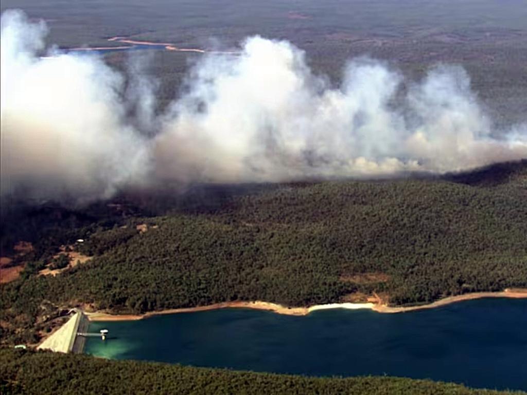 A Bushfire Watch and Act has also been issued for southern parts of Lane Poole Reserve. Picture: DFES