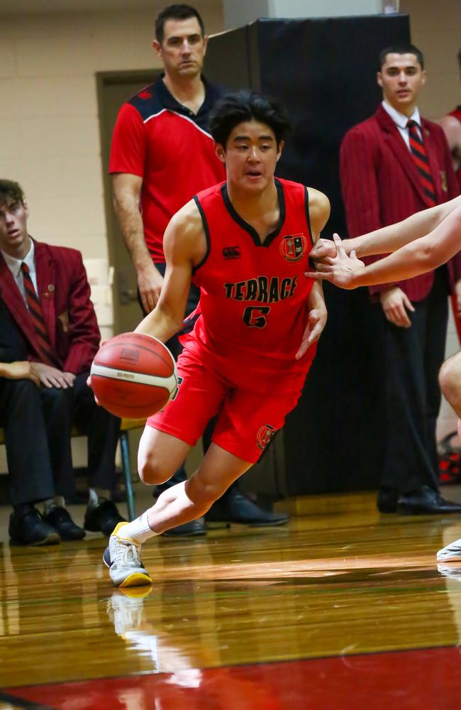 Terrace GPS Basketball talent Ethan Sun. Picture: Ross Barton