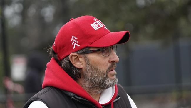 MPNFL: Edithvale-Aspendale v Red Hill. Red Hill coach. Picture: Valeriu Campan