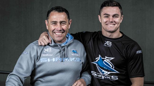 Shane Flanagan coached his son for one game and didn’t get the chance to coach him any further after being dismissed by the club. Picture: Darren Leigh Roberts