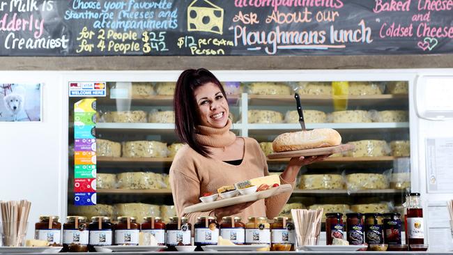 Emma Walters, 23, at Stanthorpe Cheese. Picture: Tara Croser.