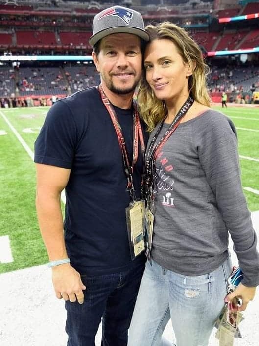 Mark Wahlberg as seen in Instagram posts attending a Pats game.