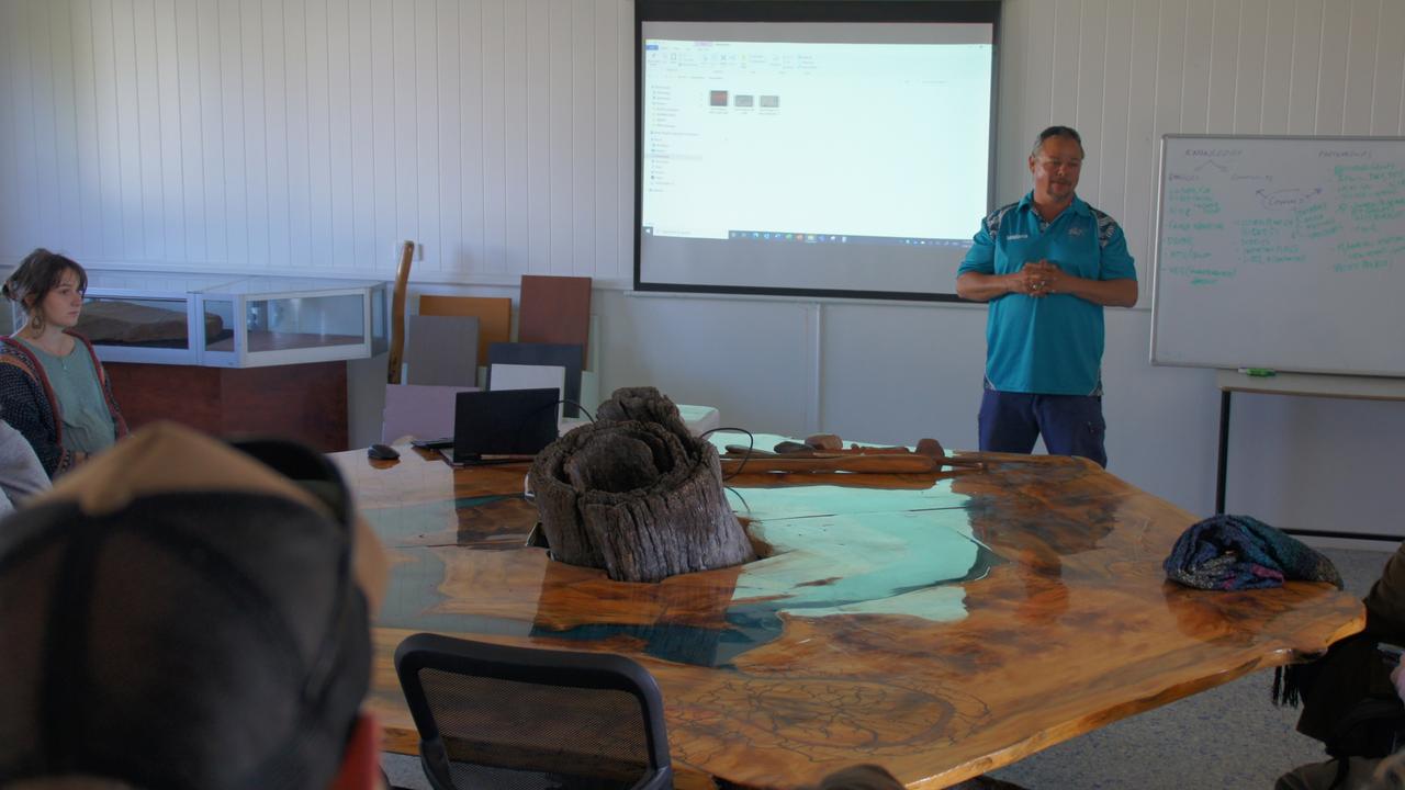 PROGRAM RELAUNCH: Presenting in the Bunda Centre is Shannon Bauwens.