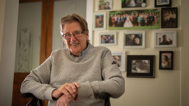 Somerset 82-year-old Wally Bridges is finally home. Picture: GRANT WELLS