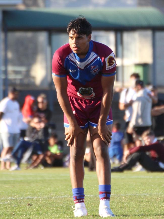 Billo Wotton chimed in with two telling tries for Wavell SHS. Picture: Nick Tucker