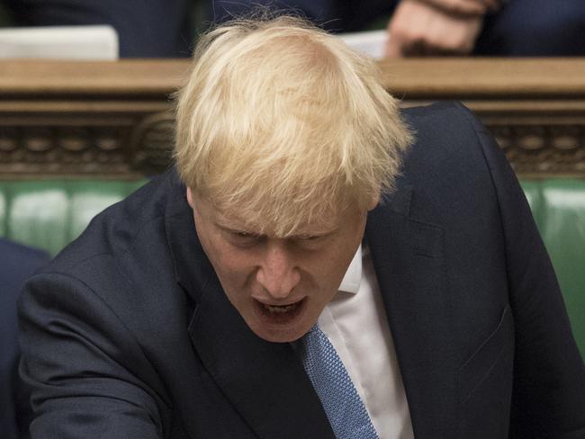 New British Prime Minister Boris Johnson promises to deliver a lot of theatrics. Picture: Jessica Taylor/House of Commons via AP