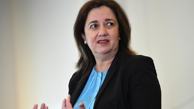 Queensland Premier Annastacia Palaszczuk says ‘we have all of the processes in place’ to cope with a rise in Covid-19 cases. Picture: Dan Peled