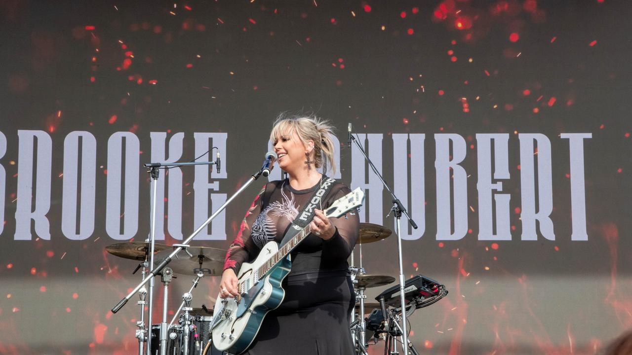 Country music singer, Brooke Schubert. Meatstock - Music, Barbecue and Camping Festival at Toowoomba Showgrounds.Friday March 8, 2024 Picture: Bev Lacey