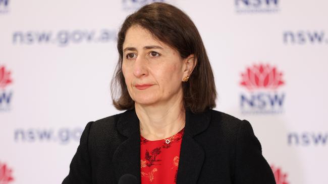 NSW Premier Gladys Berejiklian in Sydney on Monday. Picture: Damian Shaw