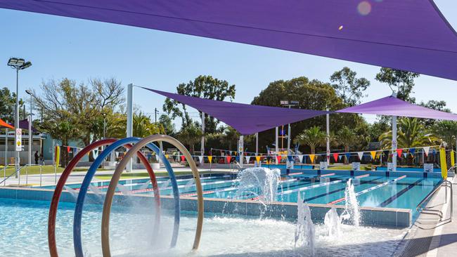 The sparkling Wentworthville Swimming Centre. Picture: Monique Harmer