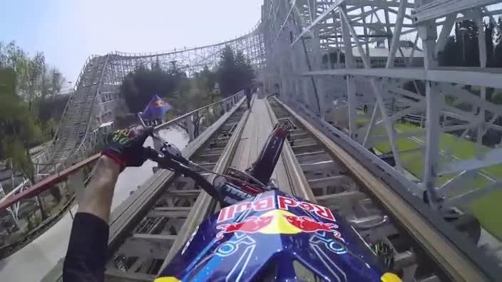 Red Bull roller coaster