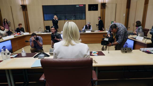 Australia Post CEO Christine Holgate faces the Senate inquiry today. Picture: NCA NewsWire/Gary Ramage