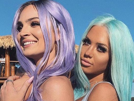 Tammy Hembrow with influencer Carrington.