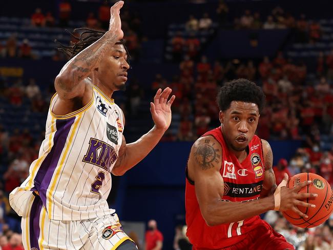 Bryce Cotton and Jaylen Adams are two of the NBL’s biggest stars. Picture: Getty Images