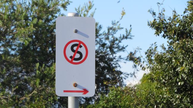 A No Standing zone at Altandi Station. Photo: Kristy Muir