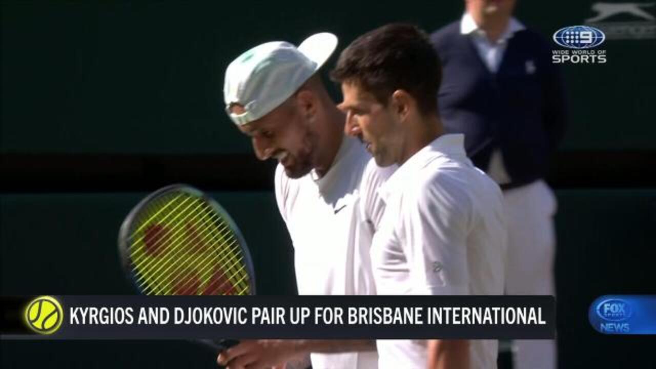 Kyrgios, Djokovic to pair up in Brisbane