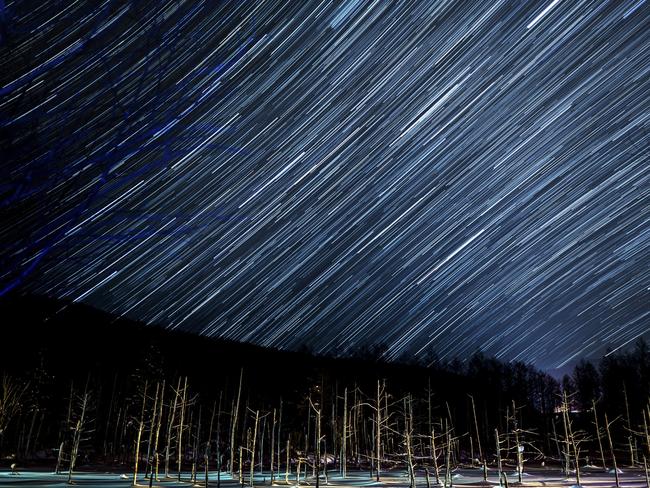 Photo and caption by Nao Akimoto / National Geographic Travel Photographer of the Year Contest Blue pond the stellar sky. Voice from the stars