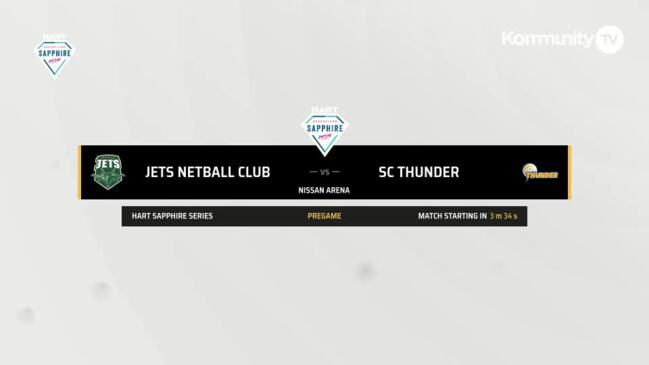 Replay: Netball Queensland Sapphire Series Round 4 - TAE Aerospace Jets v Sunshine Coast Thunder (Ruby)