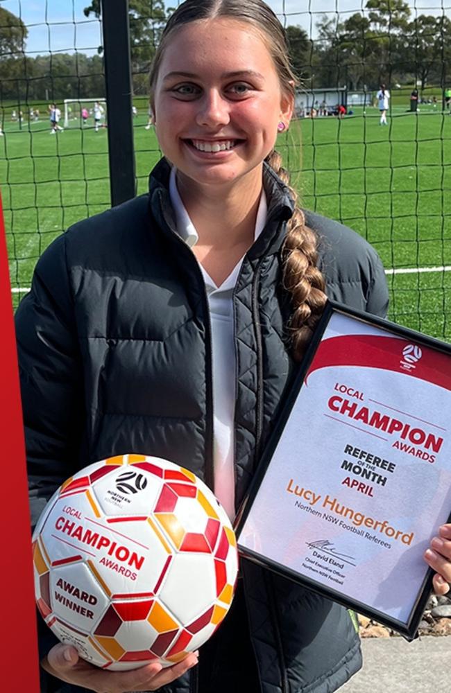 Inaugural NNSWF Local Champion Awards: Referee – Lucy Hungerford