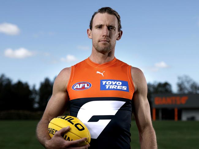 Portrait of Lachlan Keeffe of the GWS Giants. Photo by Phil Hillyard(Image Supplied for Editorial Use only - **NO ON SALES** - Â©Phil Hillyard )