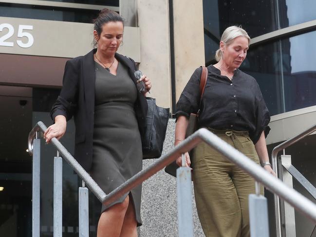 Renee Ferguson, right, with her lawyer Marcia Edwards. Picture: Nikki Davis-Jones