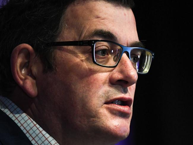 MELBOURNE. AUSTRALIA - NewsWire Photos SEPTEMBER 25, 2020. The Victorian Premier Daniel Andrews giving his daily COVID-19 press conference at Treasury Theatre, East Melbourne. Picture : NCA NewsWire / Penny Stephens