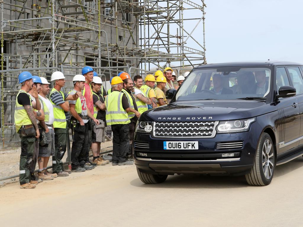 Prince William, Duke of Cambridge and Catherine, Duchess of Cambridge arrive in Nansledan, a 218-hectare site that will provide future business and housing for the local area on September 1, 2016 in Newquay, United Kingdom. Picture: Getty