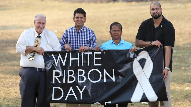 The deal that has saved anti-domestic violence charity White Ribbon on anounced on White Ribbon Day. Picture: AAP