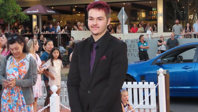 Urangan State High School students celebrating their formal.