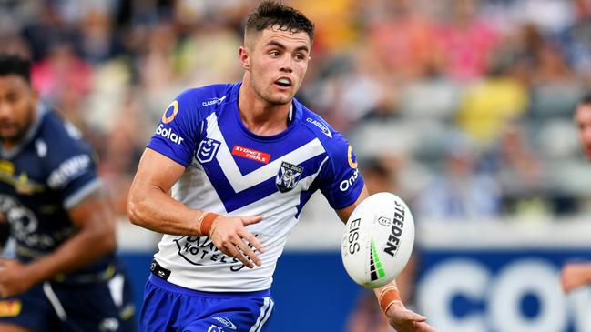 Kyle Flanagan. NRL; North Queensland Cowboys Vs Canterbury-Bankstown Bulldogs at Queensland Country Bank Stadium, Townsville. Picture: Alix Sweeney