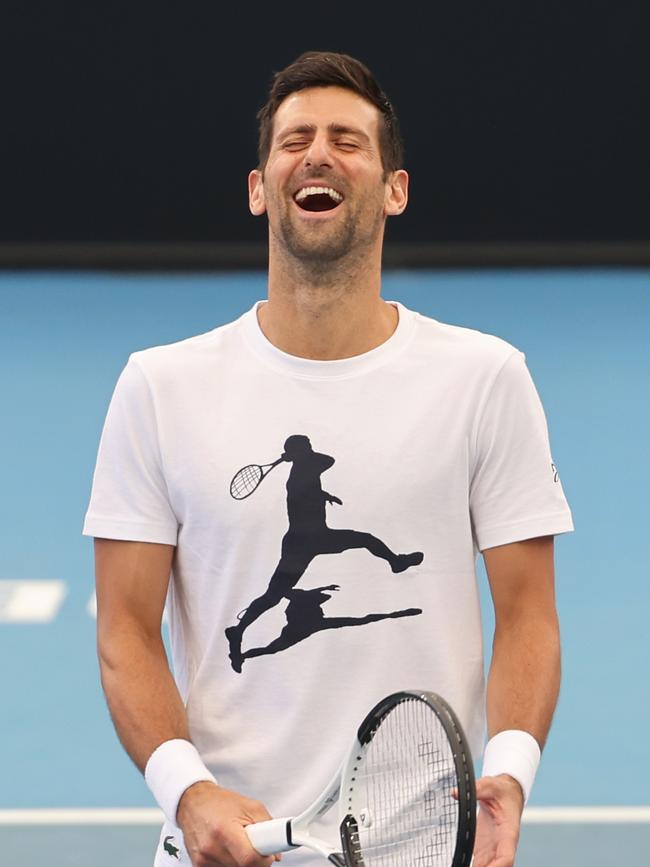 Djokovic quietly returned to Australia on Tuesday night after having a three-year ban overturned. NCA NewsWire / David Mariuz