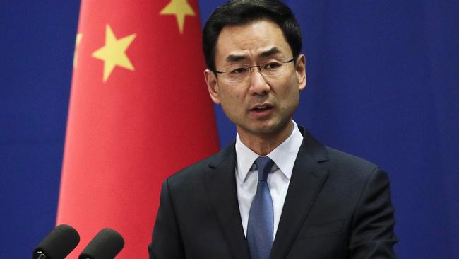 Chinese Foreign Ministry spokesman Geng Shuang indicated that continued allegations that China was behind cyber attacks in Australia could damage the bilateral relationship. Picture: Andy Wong/AP