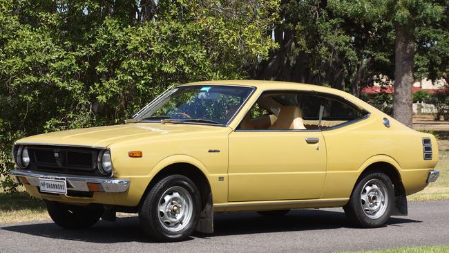 A 1977 Toyota KE35 Corolla coupe. Picture: News Limited