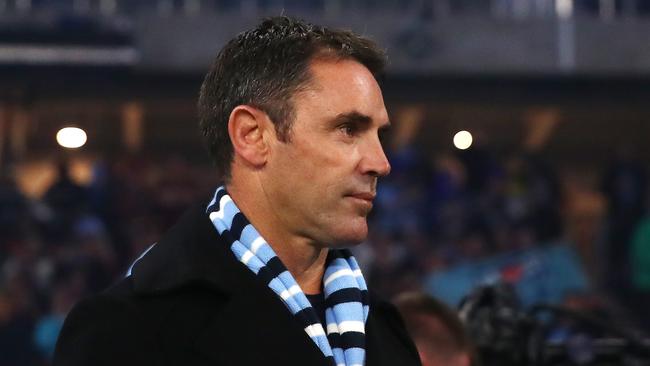 PERTH, AUSTRALIA - JUNE 23:  Blues coach Brad Fittler looks on during game two of the 2019 State of Origin series between the New South Wales Blues and the Queensland Maroons at Optus Stadium on June 23, 2019 in Perth, Australia. (Photo by Cameron Spencer/Getty Images)