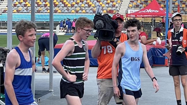 Seth Mahony of BBC after his 800m win.