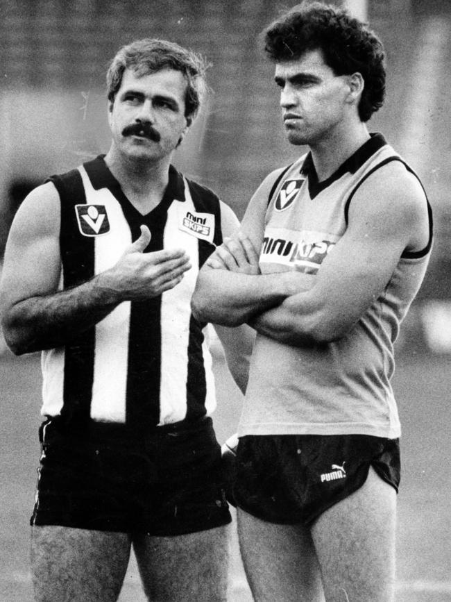 Leigh Matthews and Mark Williams together in 1986.