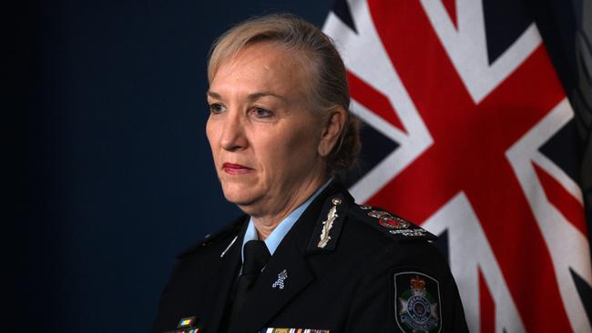 Outgoing Queensland Police Commissioner Katarina Carroll. Picture: Dan Peled/NCA NewsWire